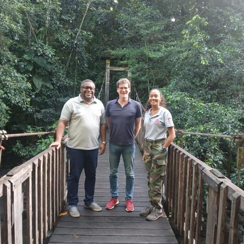 Visite de Pascal Canfin à la Maison de la forêt