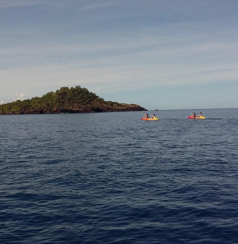 Kayak aux Îlets Pigeon © Maïtena Jean