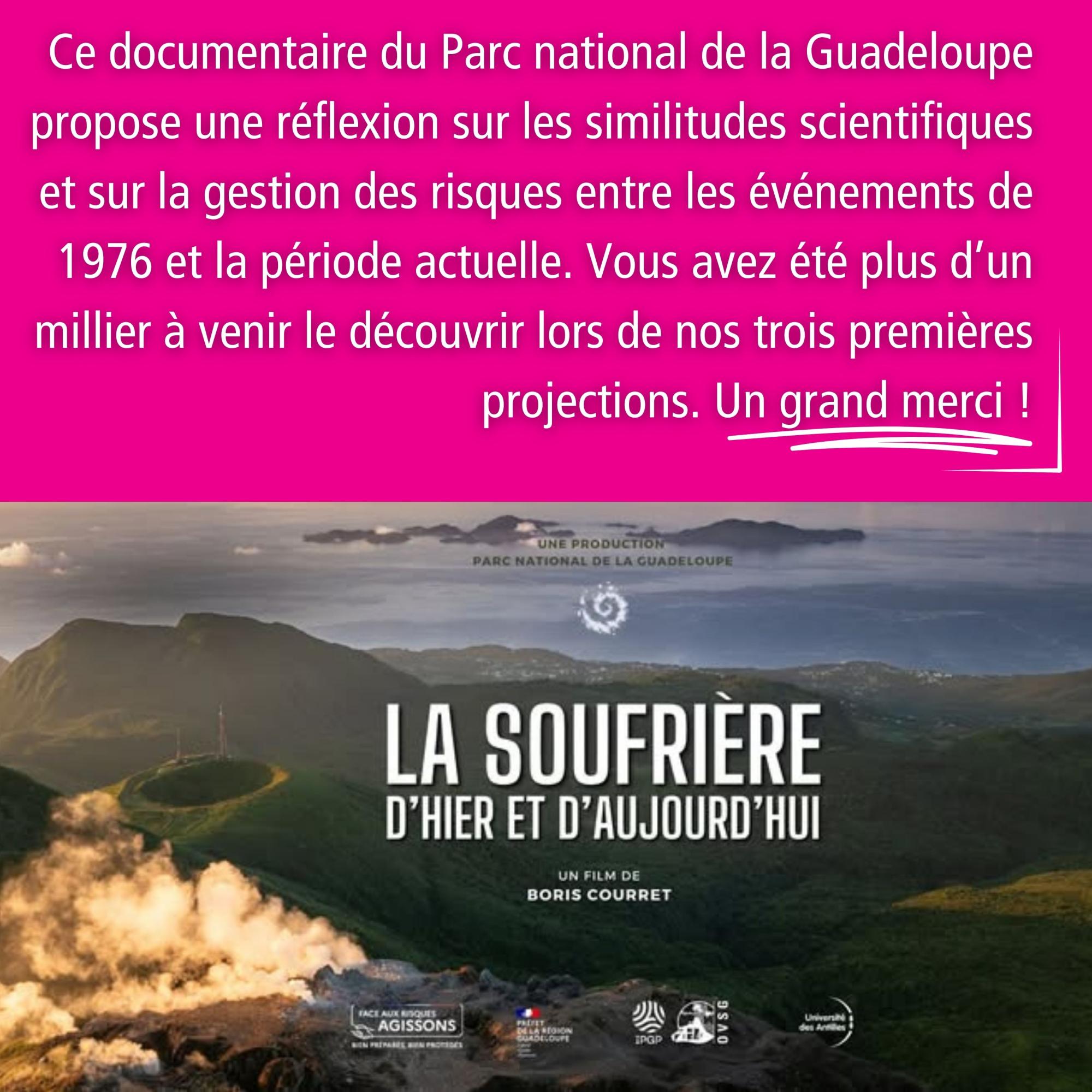 La Soufrière, d'hier et d'auhourd'hui 