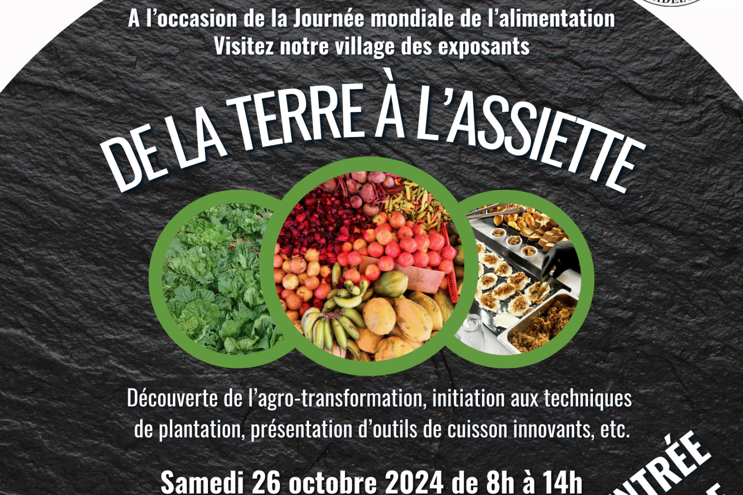 Invitation De la terre à l'assiette