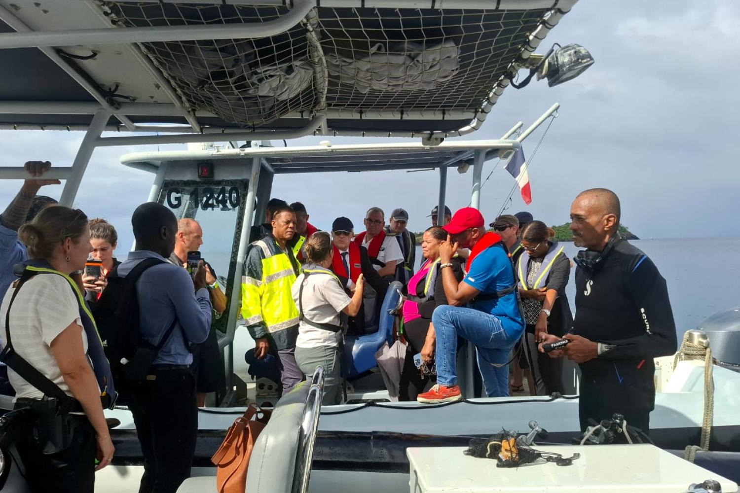 Visite de Fabrice Loher ministre délégué chargé de la mer et de la pêche