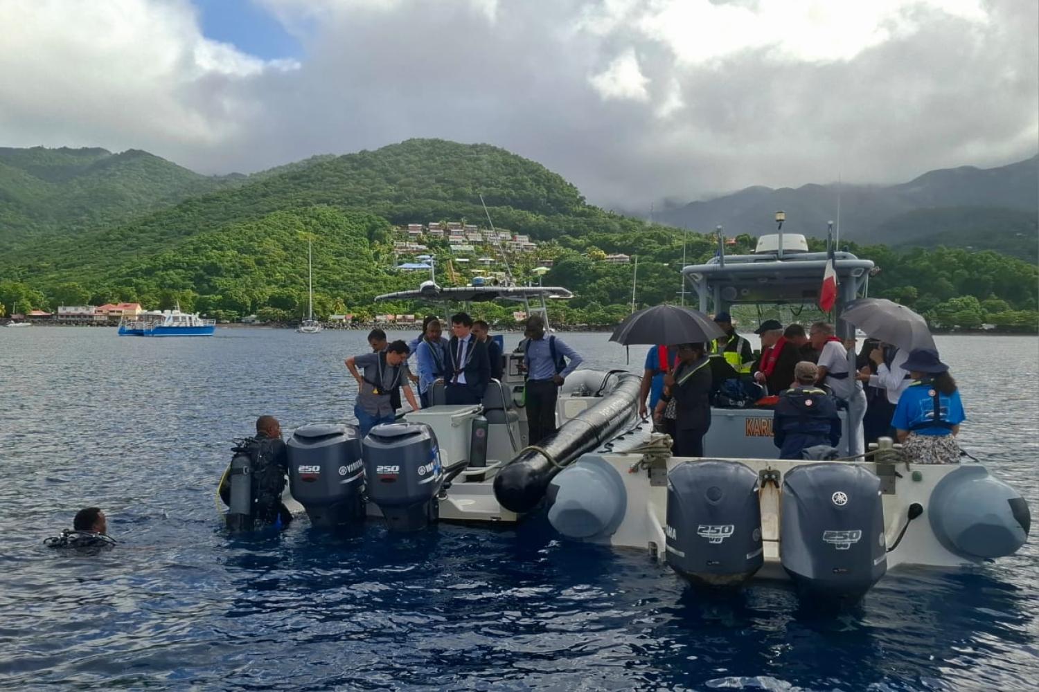 Visite de Fabrice Loher, ministre délégué chargé de la mer et de la pêche