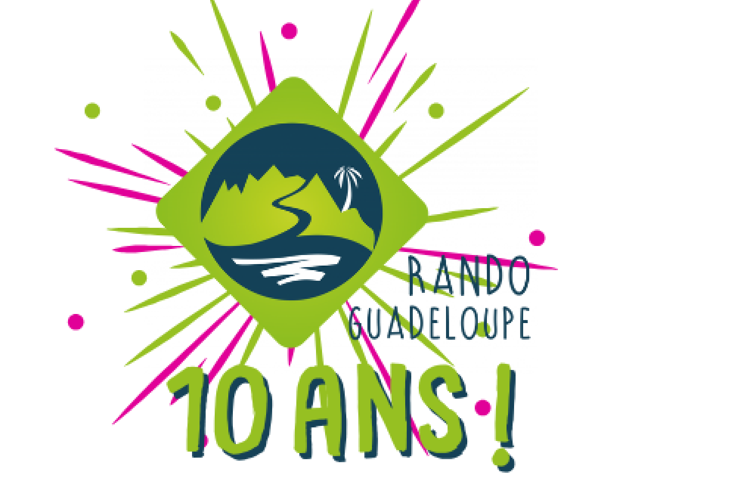 logo 10 ans RandoGuadeloupe